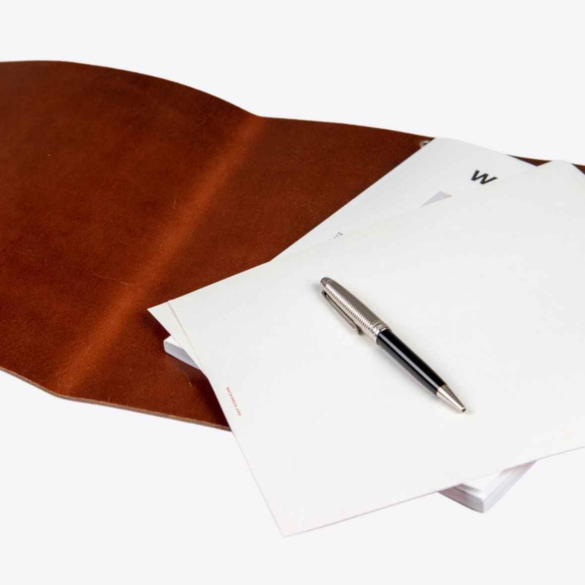 Dokumentenmappe leder dokumentenmappe braun offen rothirsch