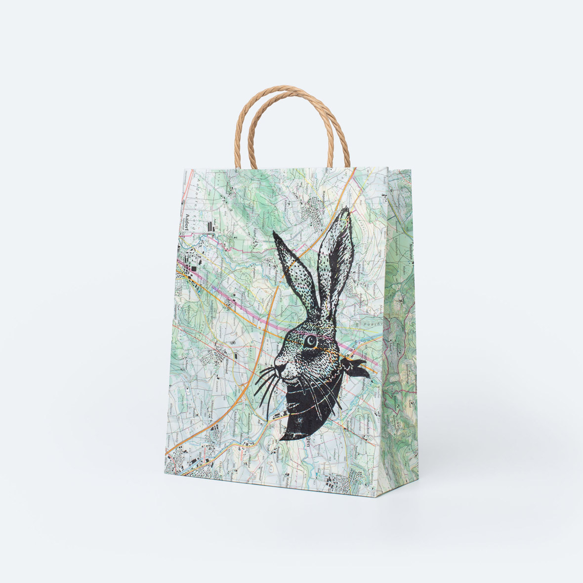Tragtasche Mapbag Hase – 5er-Set tragtasche mapbag hase schwarz stiftung zsge