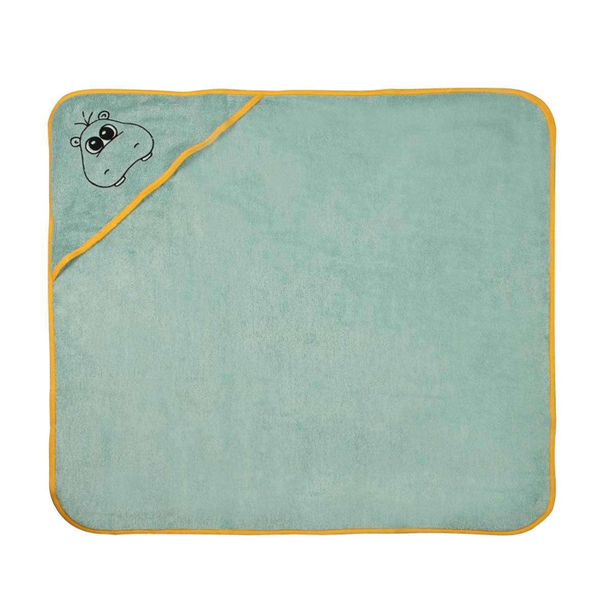 Baby Poncho mit Tiermotiv baby poncho hippo tiermotiv stiftung braendi