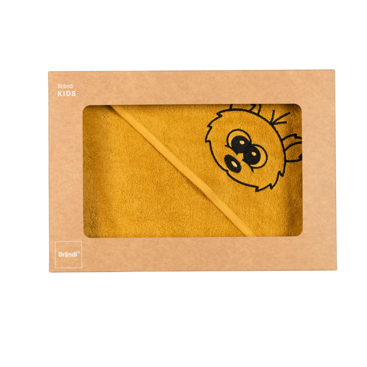 Baby Poncho mit Tiermotiv baby poncho verpackung stiftung braendi