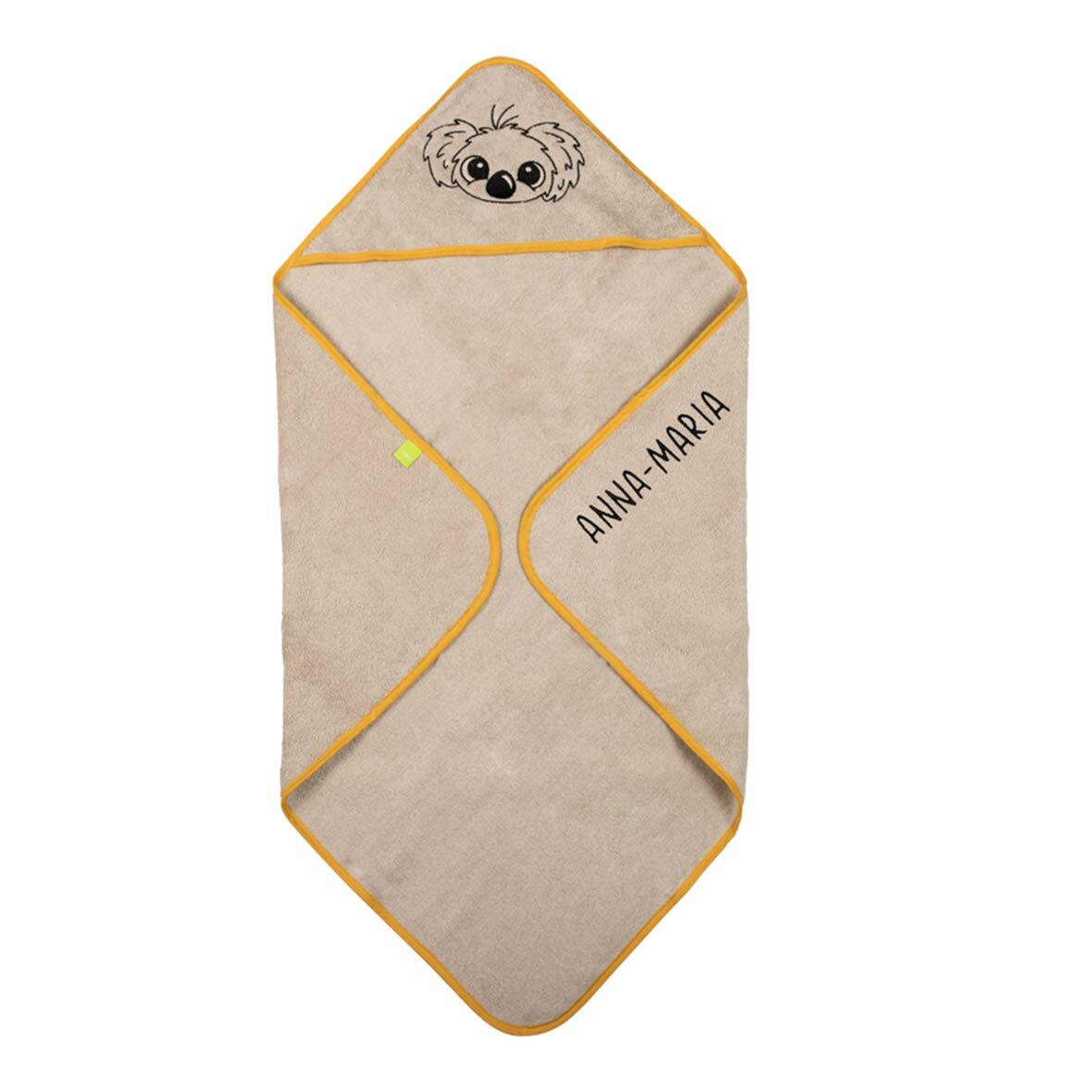 Baby Poncho personalisierbar baby poncho koala personalisierbar stiftung braendi