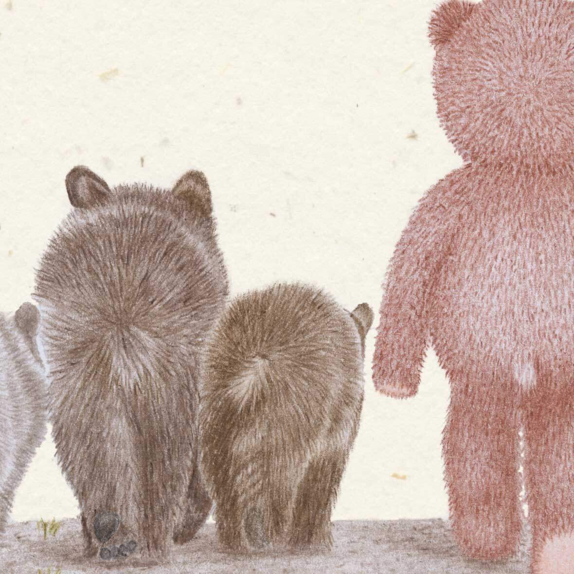 Poster „Teddy und die Braunbären“ teddy und die braunbaeren poster detail janine pfister
