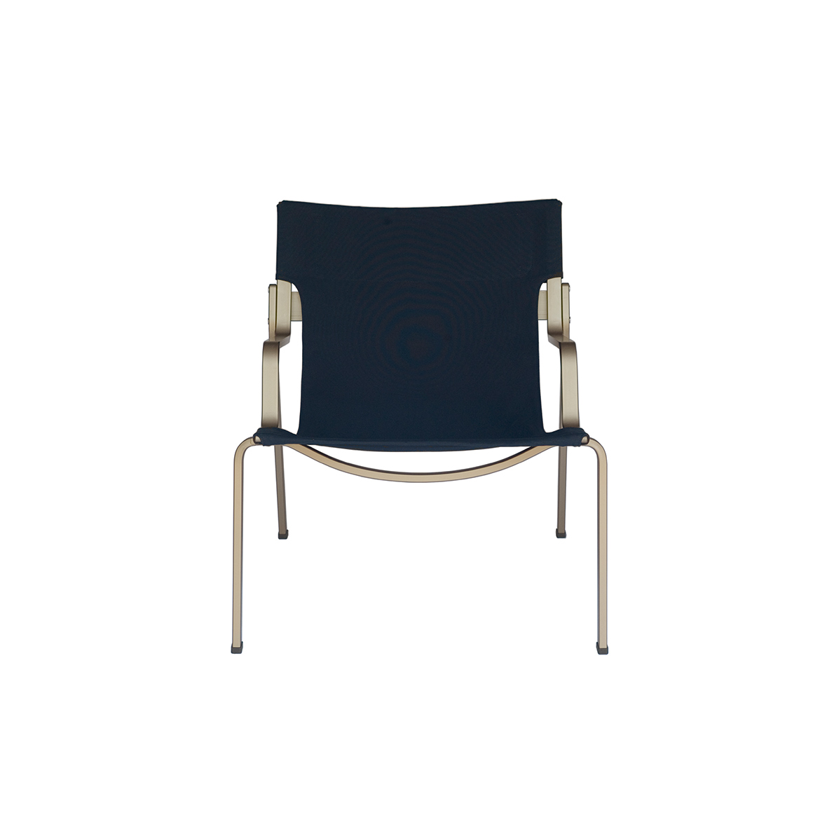 Sessel Ensō sessel enso aluminium bronze stoff schwarz lehni