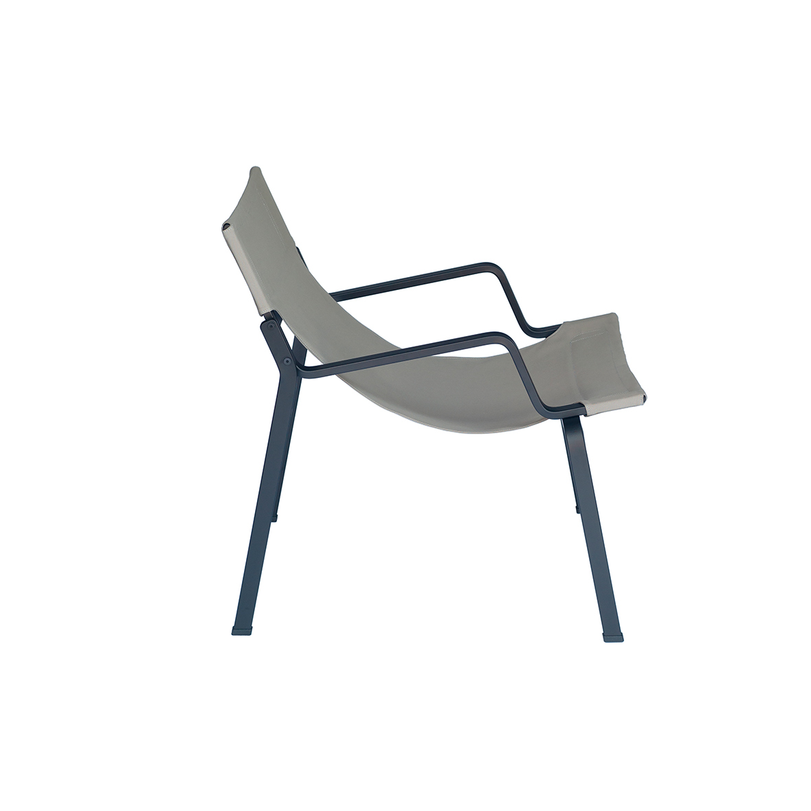Sessel Ensō sessel enso aluminium schwarz stoff limestone lehni