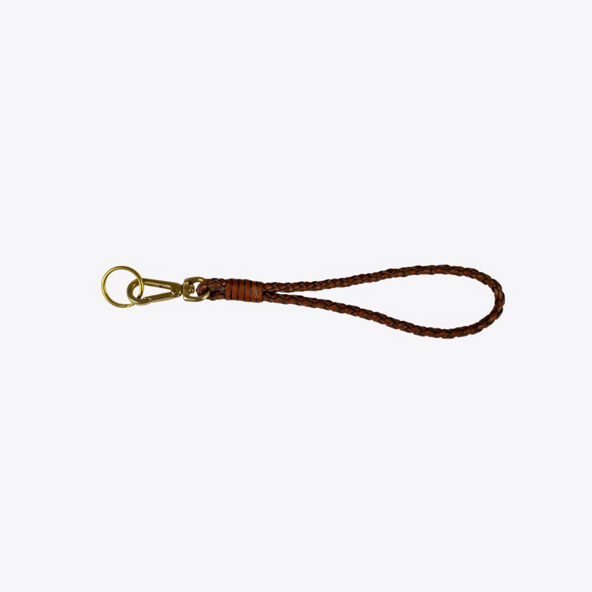 Geflochtener Schlüsselanänger aus Leder leder schluesselanhaenger 35 cm braun rothirsch
