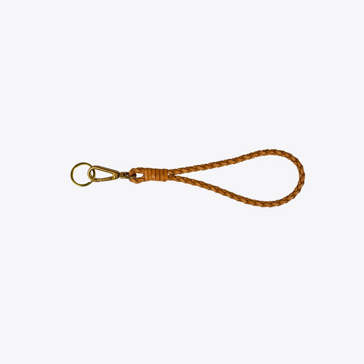 Geflochtener Schlüsselanänger aus Leder leder schluesselanhaenger 35 cm natur rothirsch