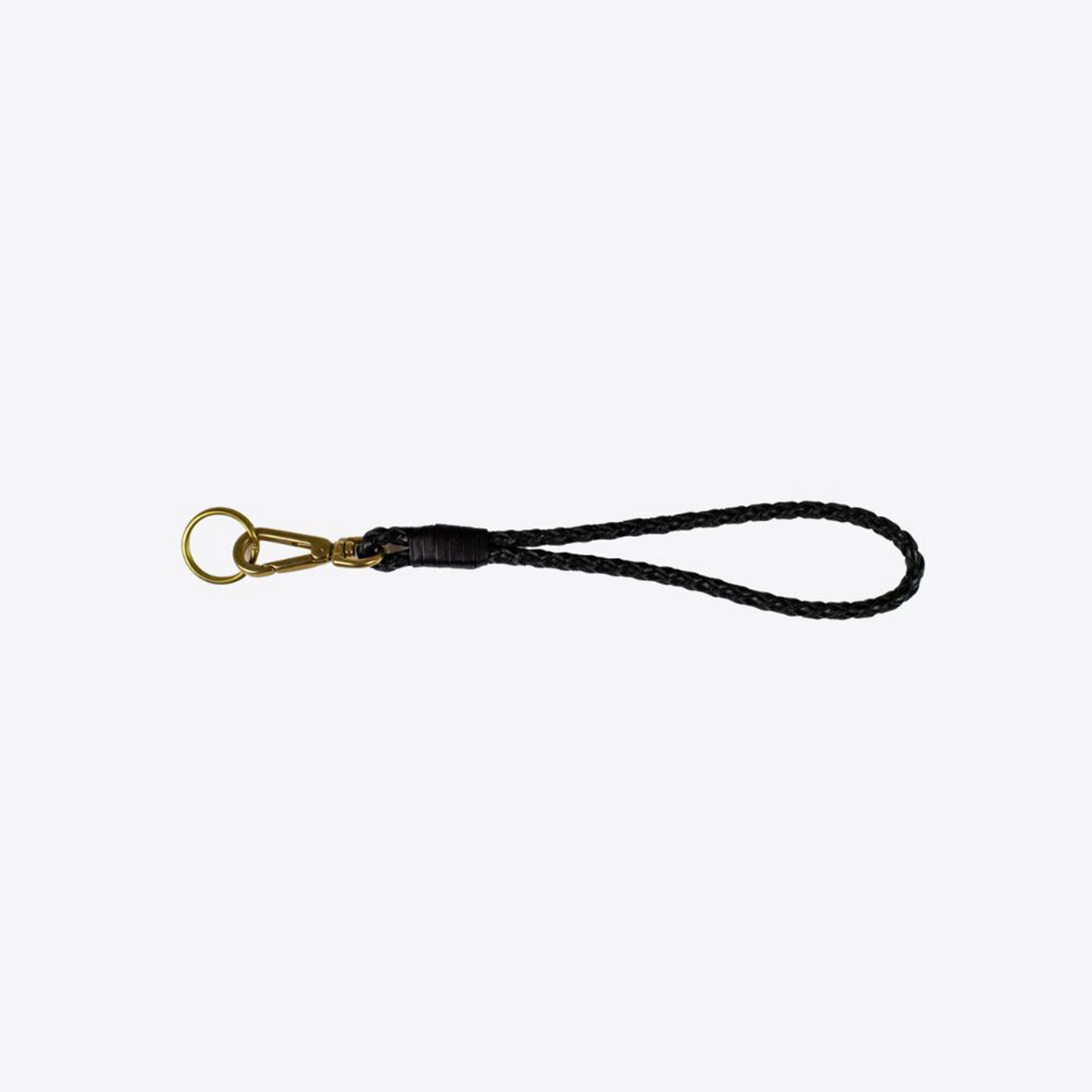 Geflochtener Schlüsselanänger aus Leder leder schluesselanhaenger 35 cm schwarz rothirsch