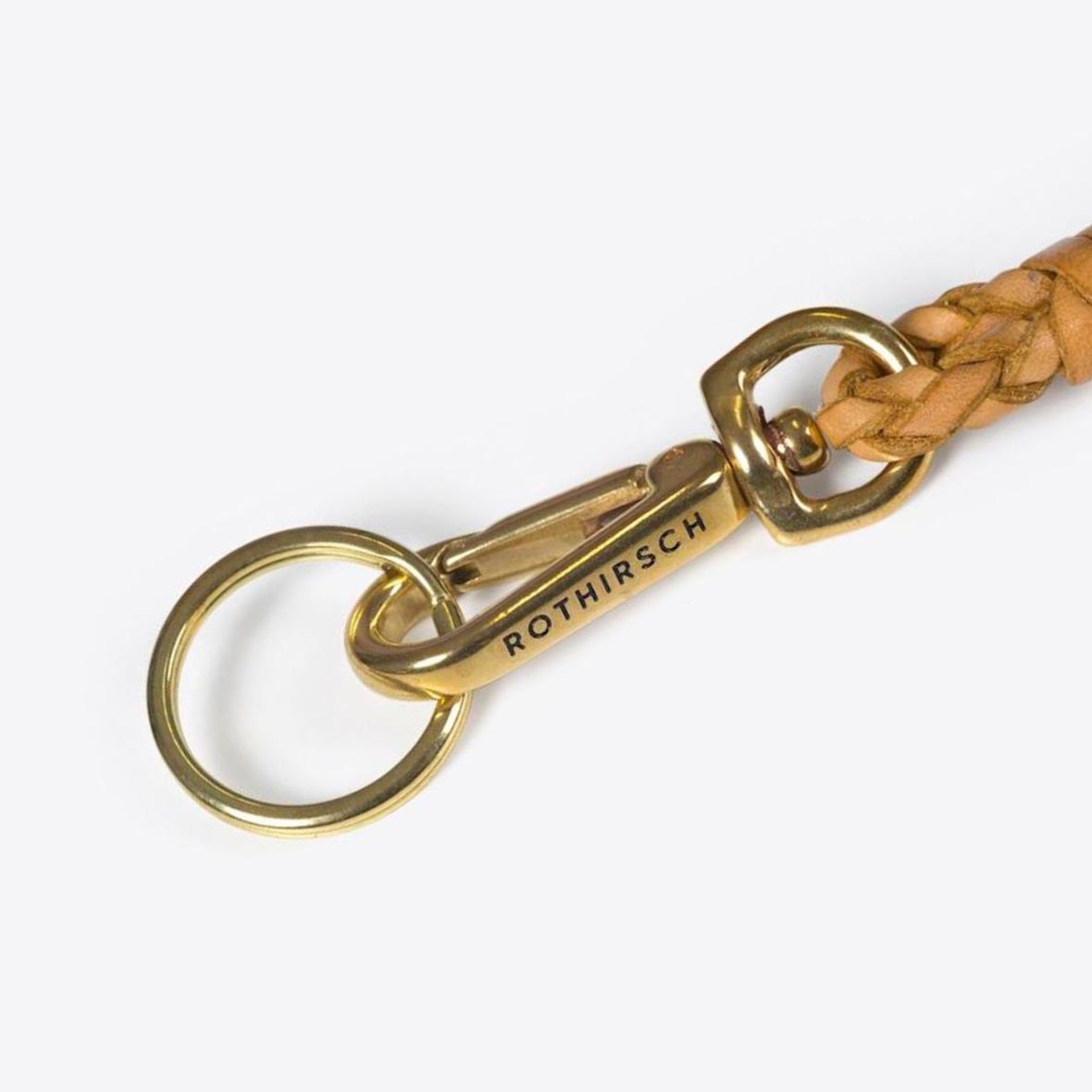 Geflochtenes Schlüsselband karabiner schluesselanhaenger rothirsch.jüg