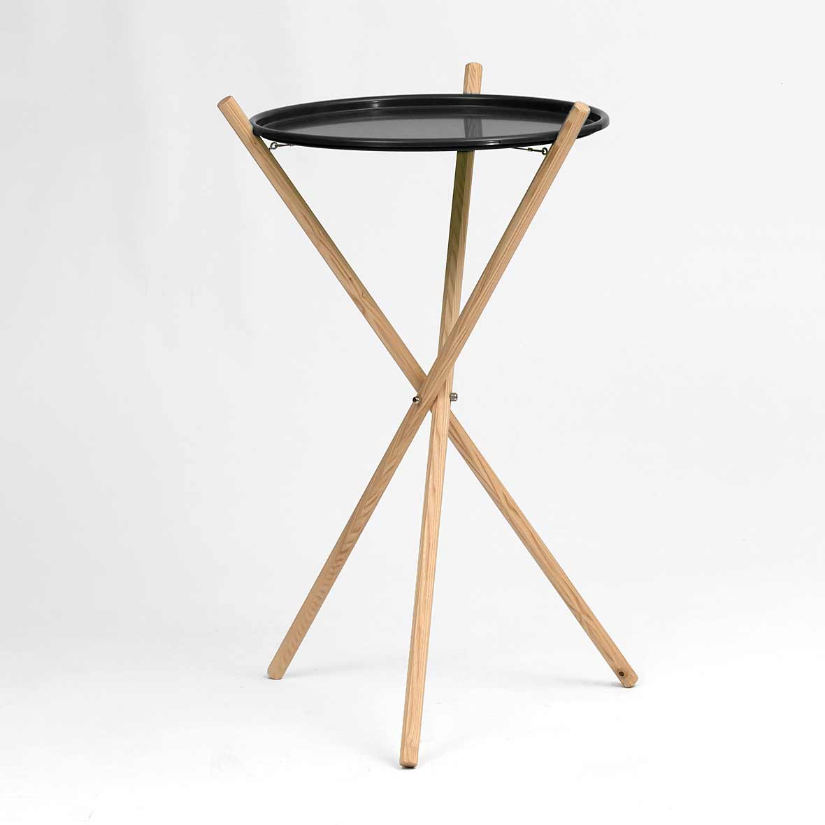 Apéro Tisch Tapatri Natur aperotisch schwarz natur triplex