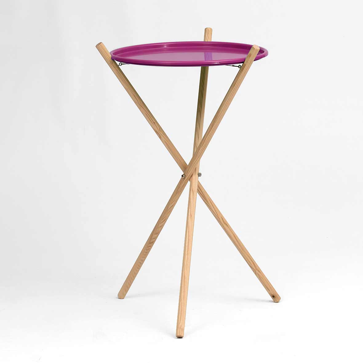 Apéro Tisch Tapatri Natur aperotisch violett natur triplex
