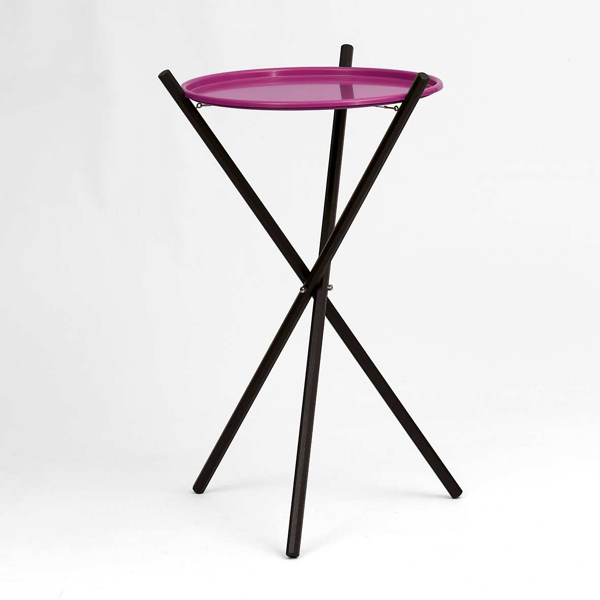Apéro Tisch Tapatri schwarz gebeizt aperotisch violett schwarz triplex