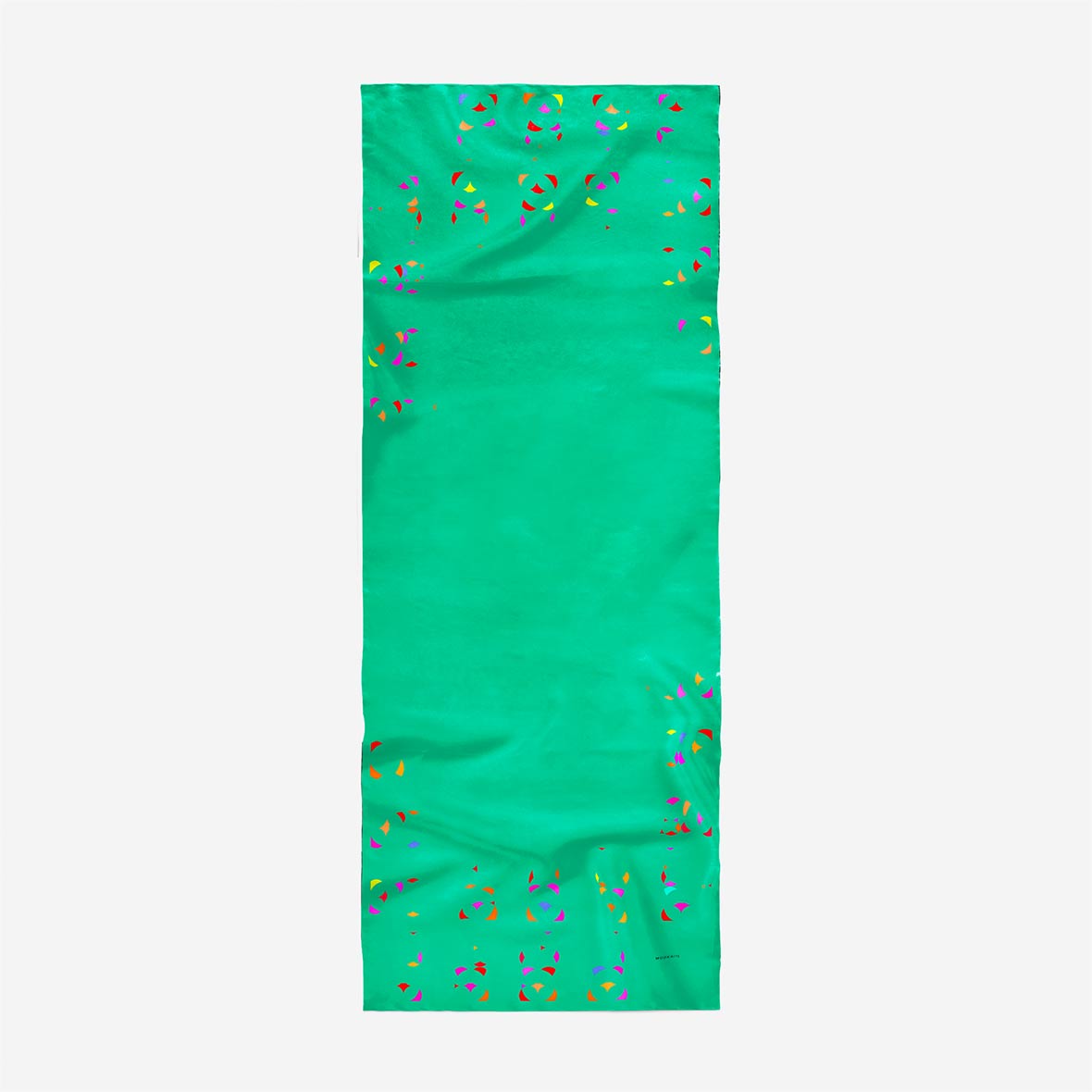 Leichtes Sommerfoulard – Color Blocks leichtes foulard green color blocks mookatie