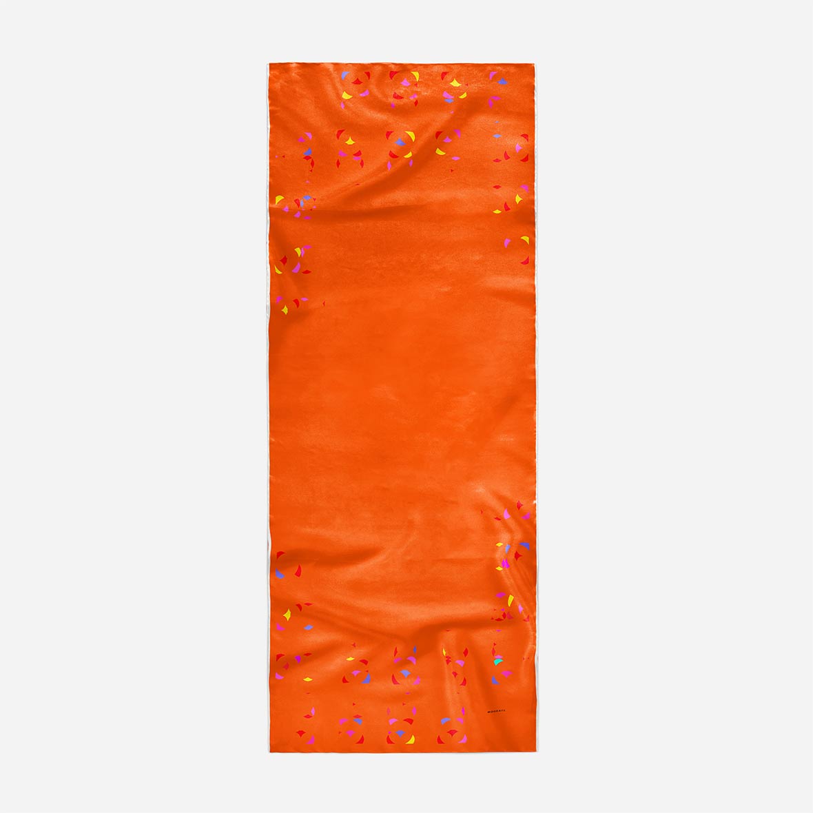 Leichtes Sommerfoulard – Color Blocks leichts foulard orange color block mookaite