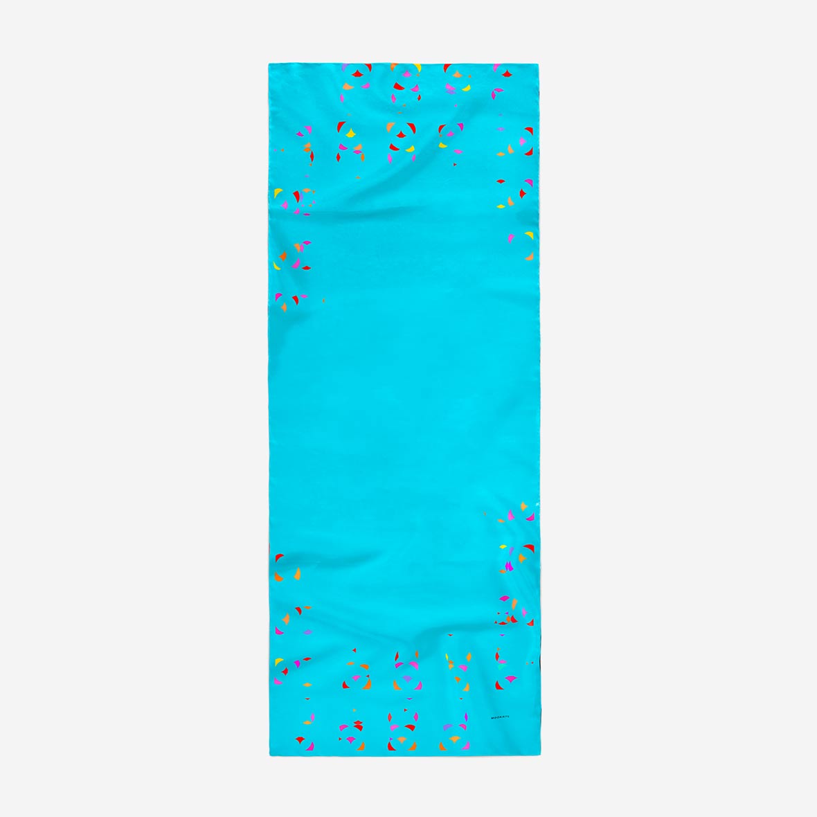 Leichtes Sommerfoulard – Color Blocks leichts foulard turquoise color blocks mookaite