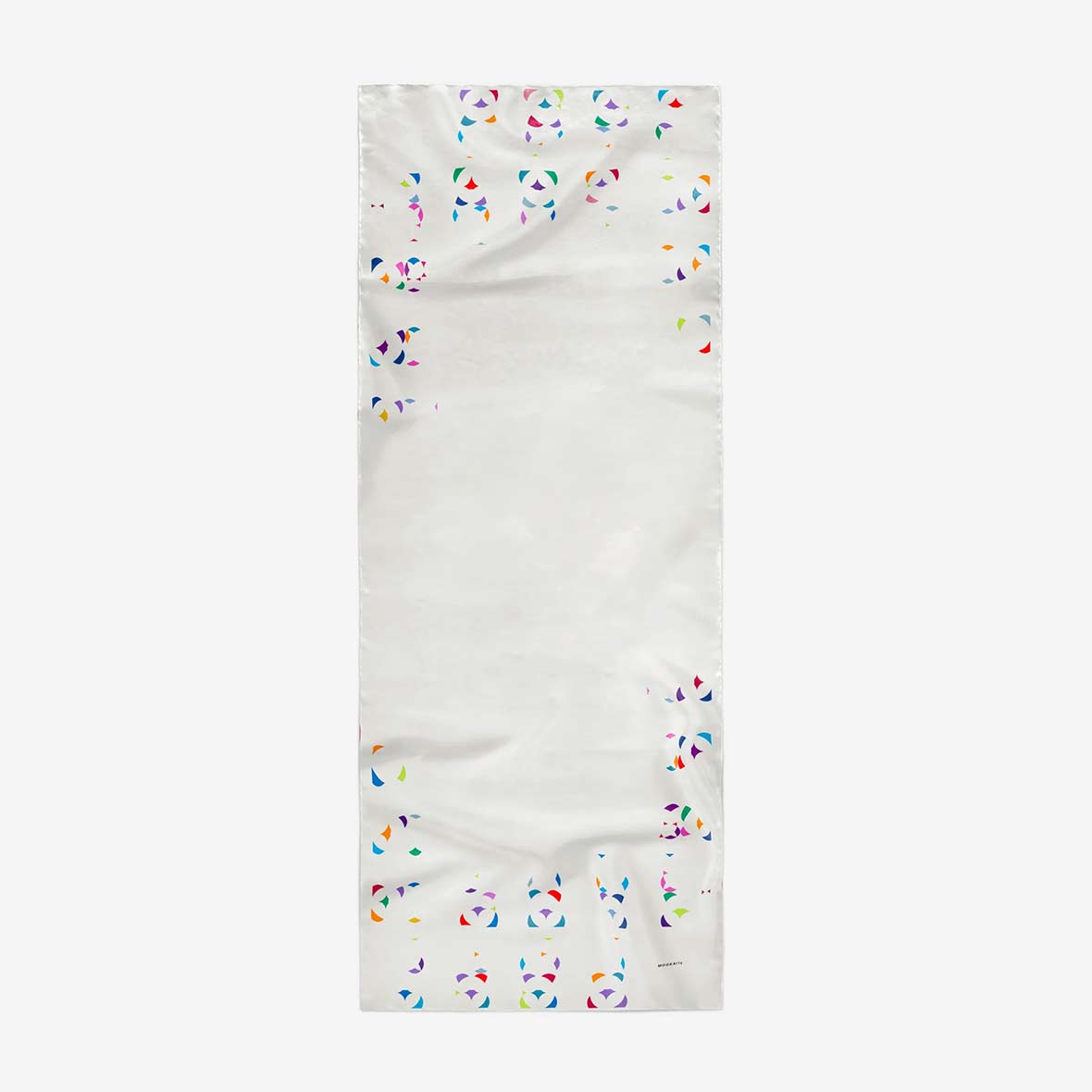 Leichtes Sommerfoulard – Color Blocks leichtes foulard weiss mookaite