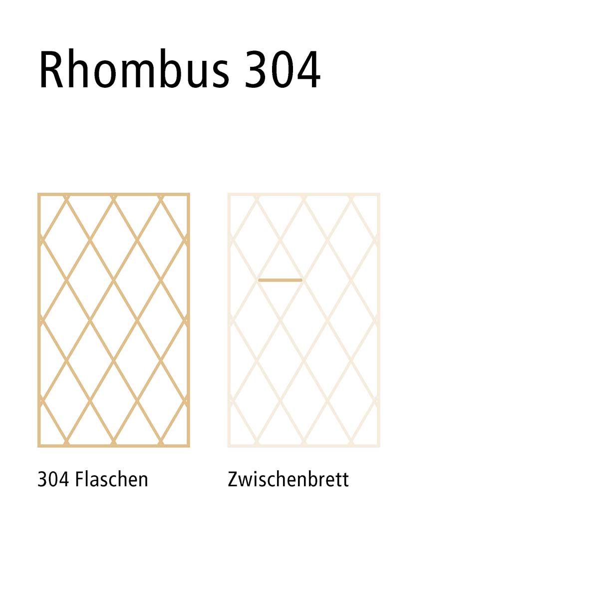 Weinflaschenregal Rhombus weinflaschenregal rhombus 304 flaschen