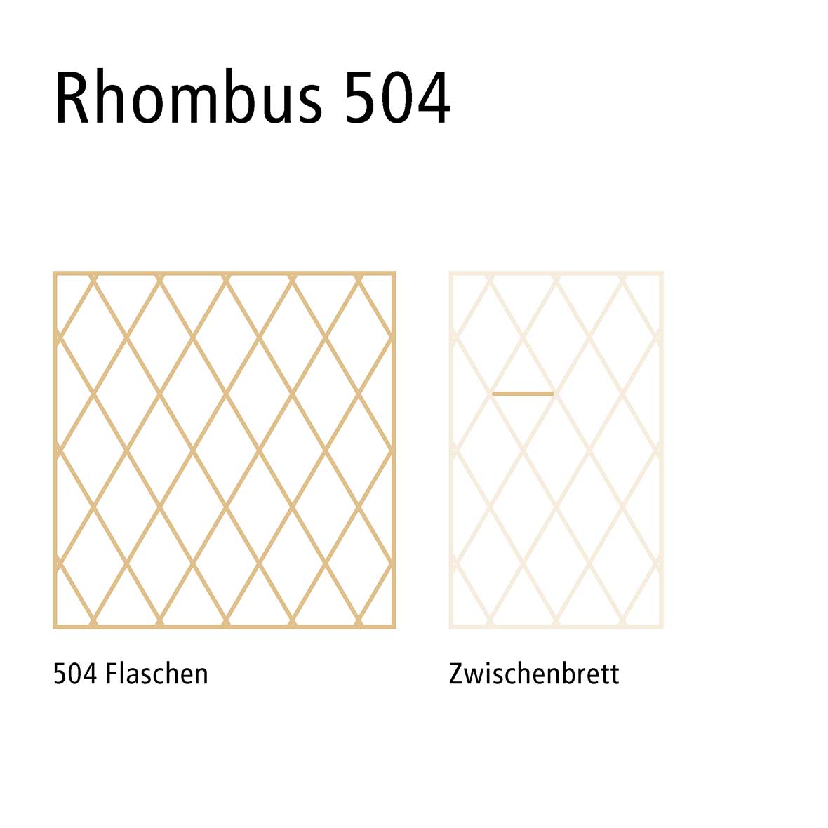 Weinflaschenregal Rhombus weinflaschenregal rhombus 504 flaschen