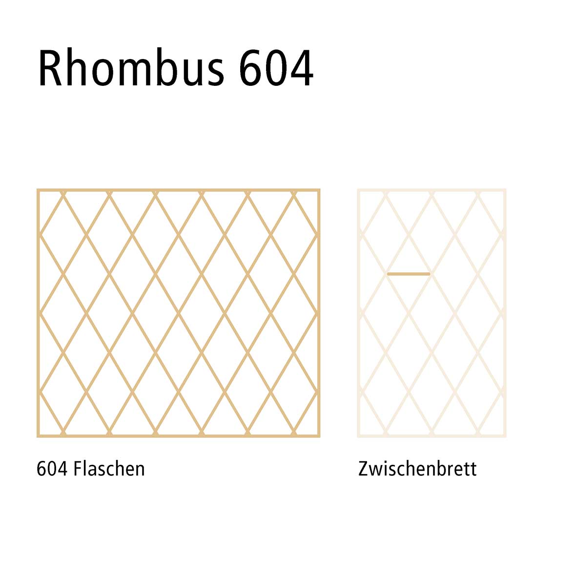 Weinflaschenregal Rhombus weinflaschenregal rhombus 604 flaschen