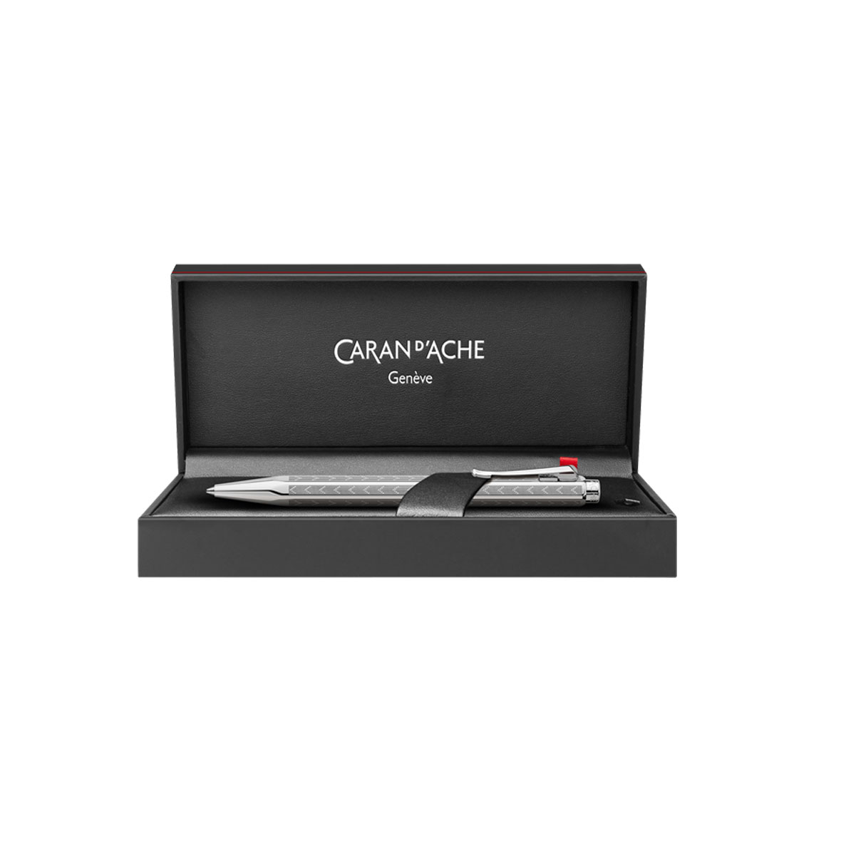 Ecridor Chevron Kugelschreiber, platinbeschichtet ecridor palladium mit etui carandache
