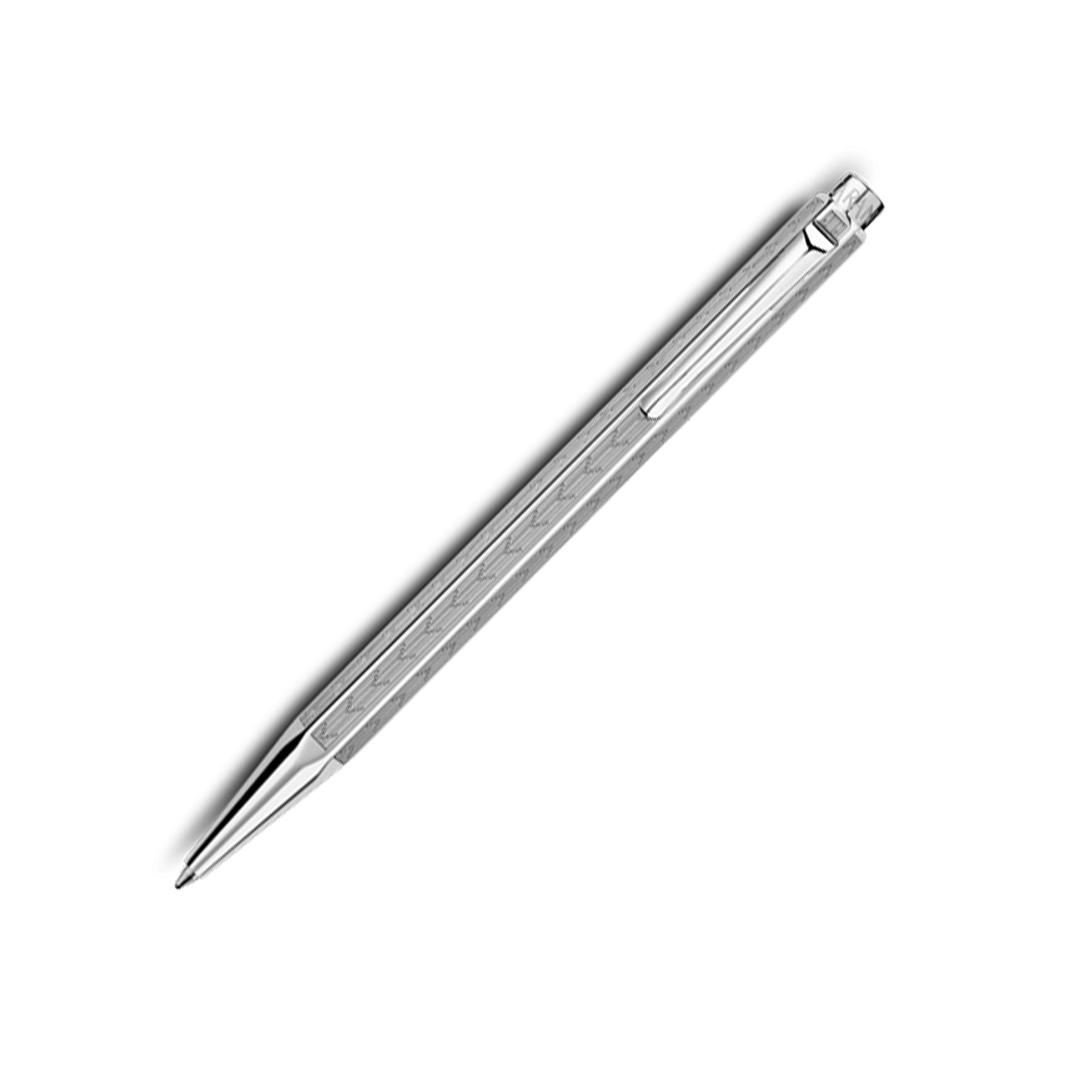 Ecridor Chevron Kugelschreiber, platinbeschichtet ecridor palladium silber kugelschreiber carandache