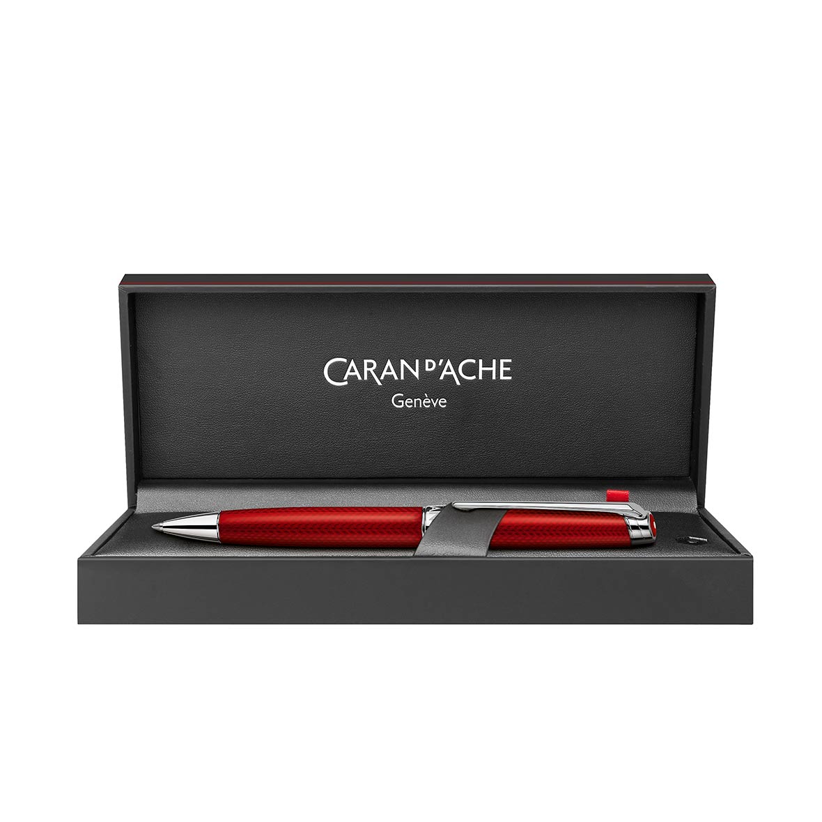 Kugelschreiber Léman Slim Rouge Carmin kugelschreiber leman rouge carmin slim box carandache