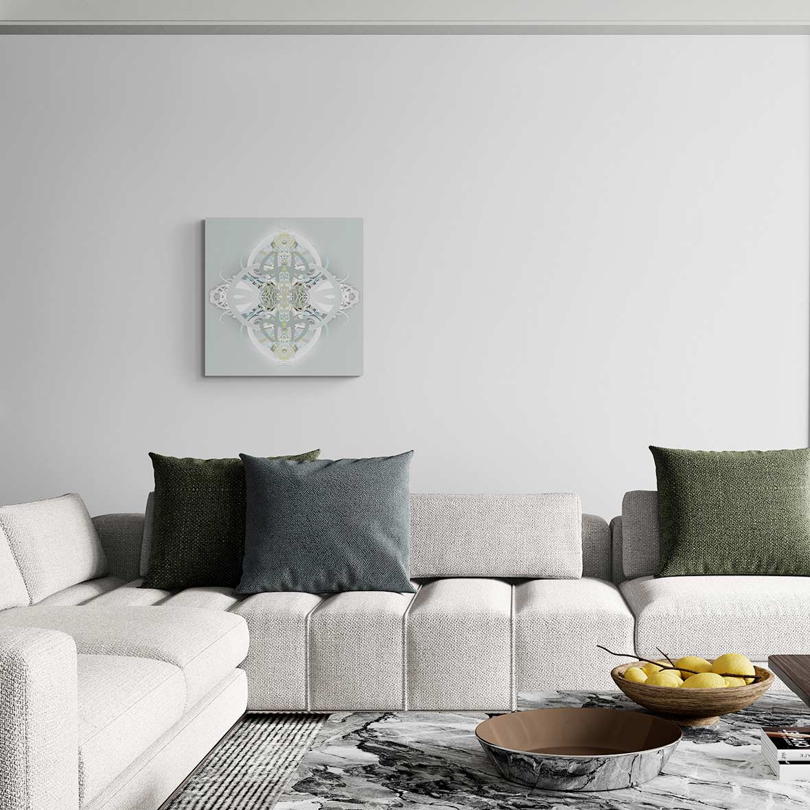 Bild – „Wortornament“ Love is in the air love is in the air 75 x 75 cm art poetry