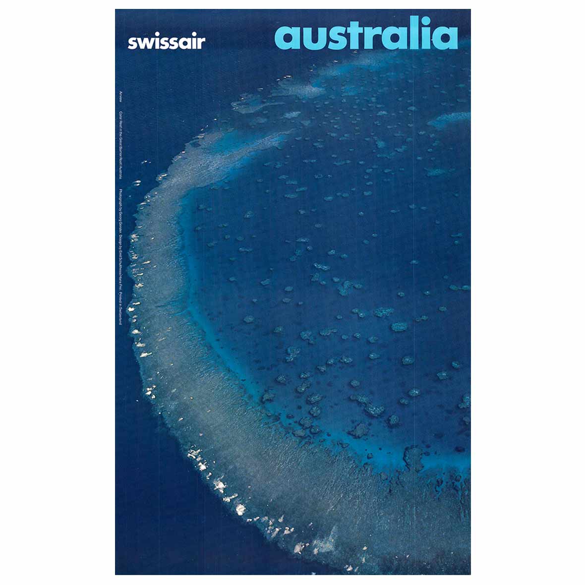 Original Airline – Plakate – Australia plakat swissair australien wolfensberger