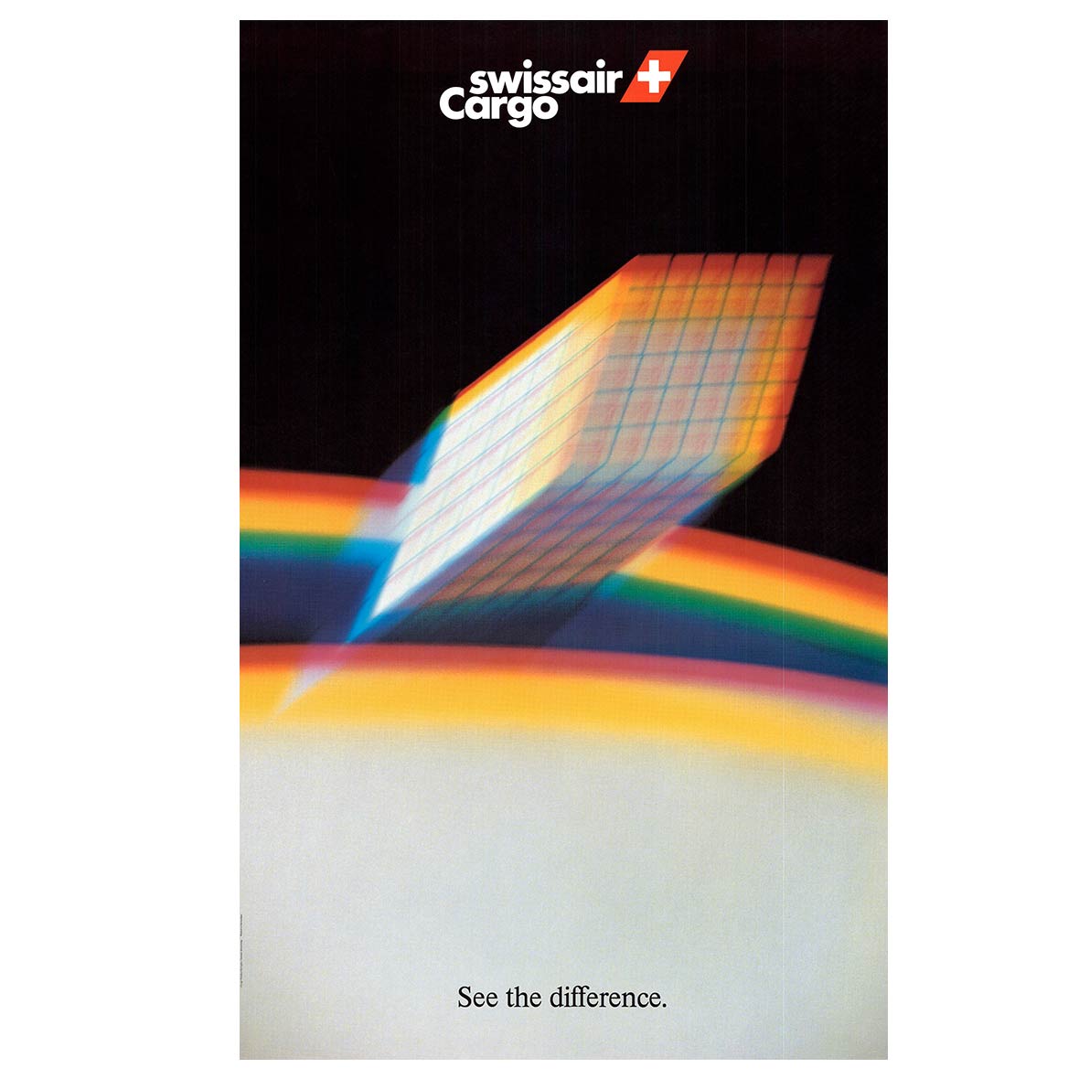 Original Airline – Plakate – 1986 Swissair Cargo swissair plakat see the difference wolfensberger