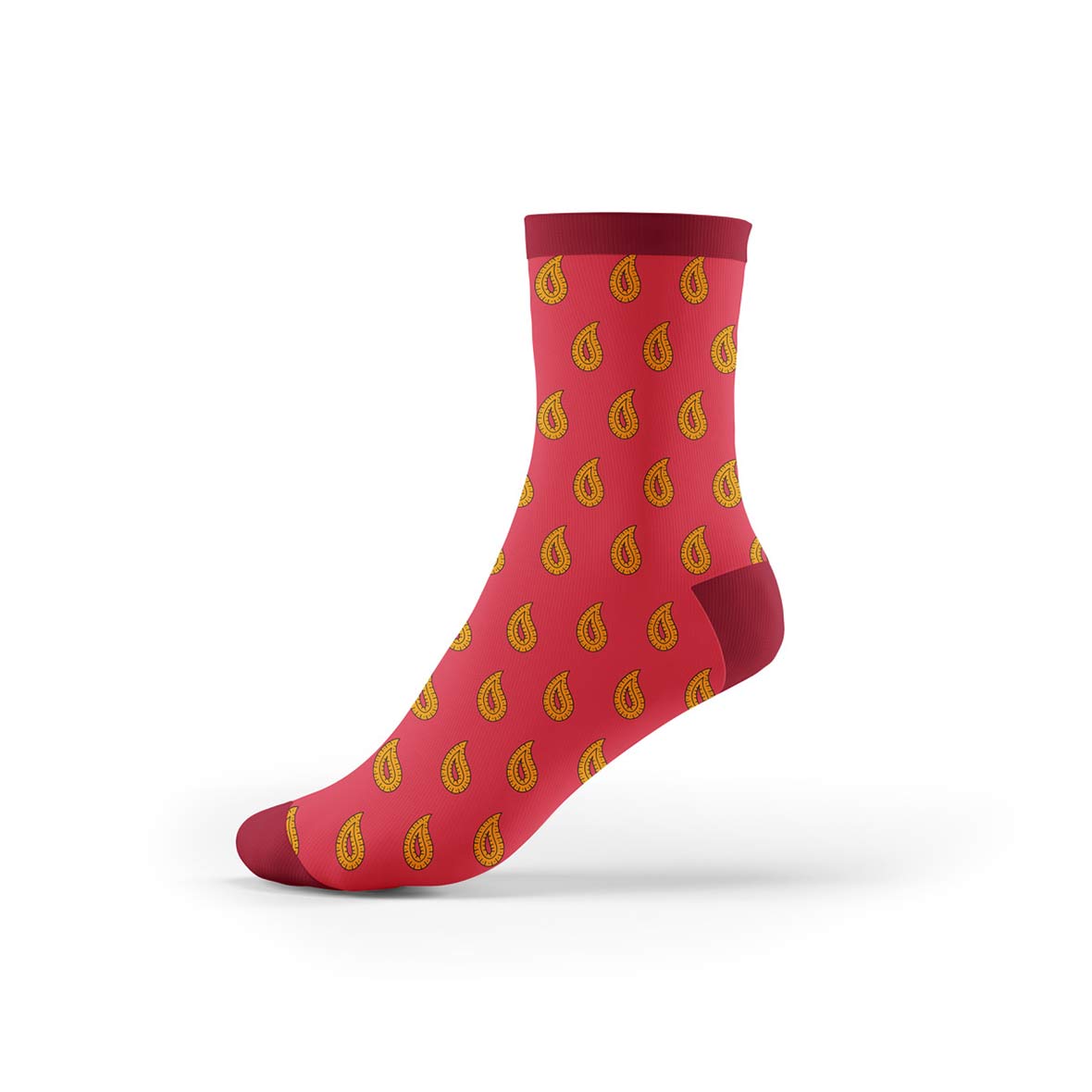Pasiley Socken Imperial Tomato Bestswiss
