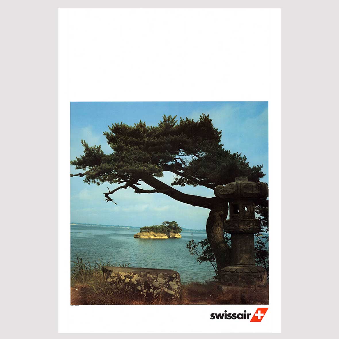 Original Airline – Plakate Swissair Insel 1982 plakat 1982 swissari insel wolfensberger