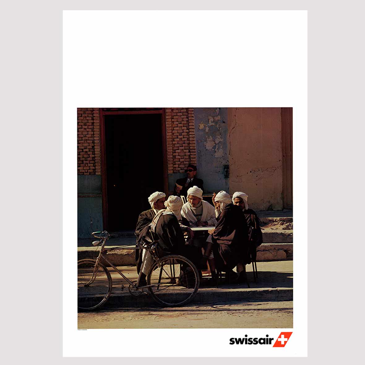 Original Airline – Plakate Herrenrunde plakat swissair herrenrunde wolfensberger