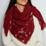 foulard gold on red mookaite