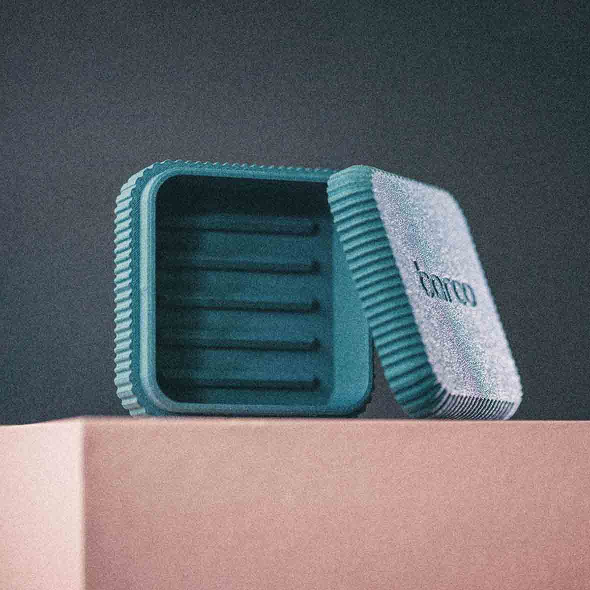 Aufbewahrungsbox – Upcycling aufbewahrungsbox petrol baroo