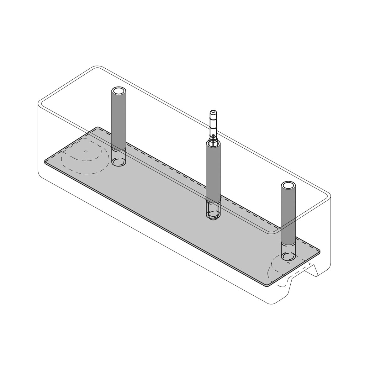Pflanzengefäss Balconia Reservoir balconia reservoir skizze swisspearl