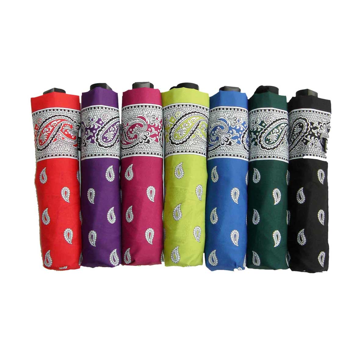 Taschenschirm mit Glarner Paisley-Motiv regenschirm knirps galerie glarner tuechli