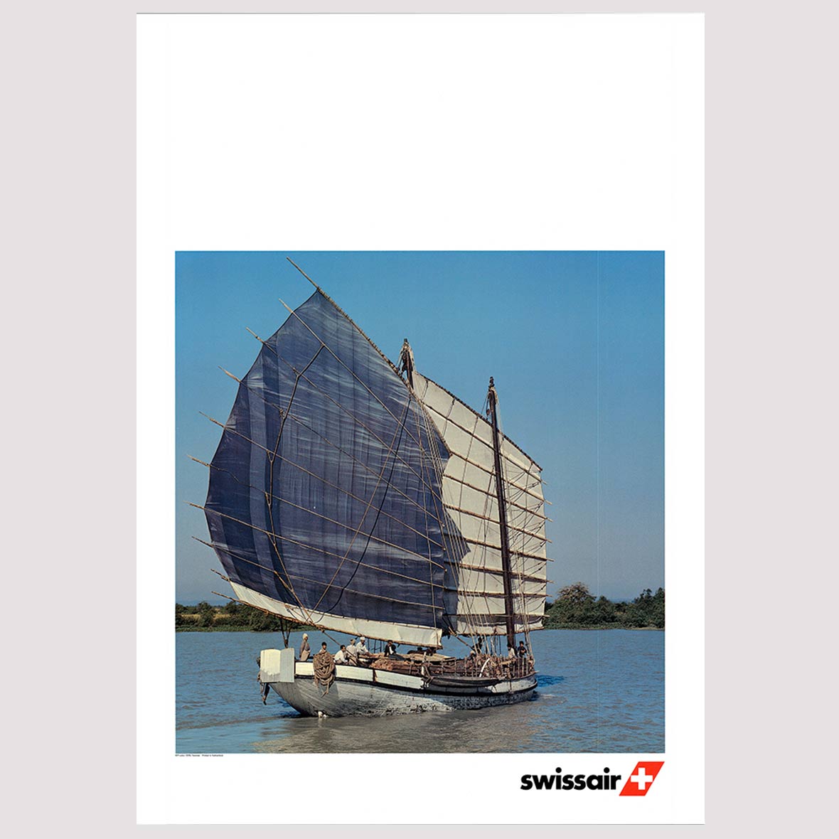 Original Airline – Plakate Segelschiff plakat swissair schiff wolfensberger