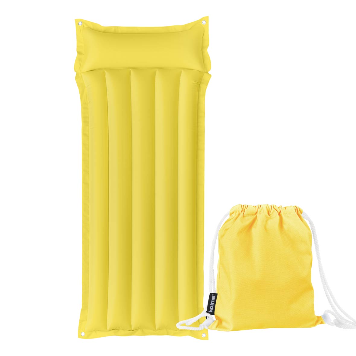 Luftmatratze Uni luftmatratze bag lemon kolma style