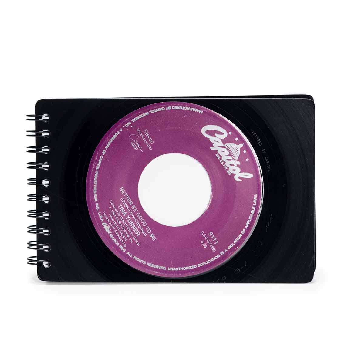 Notizbuch Schallplatte – Single Format notizbuch schallplatten singel recycling art