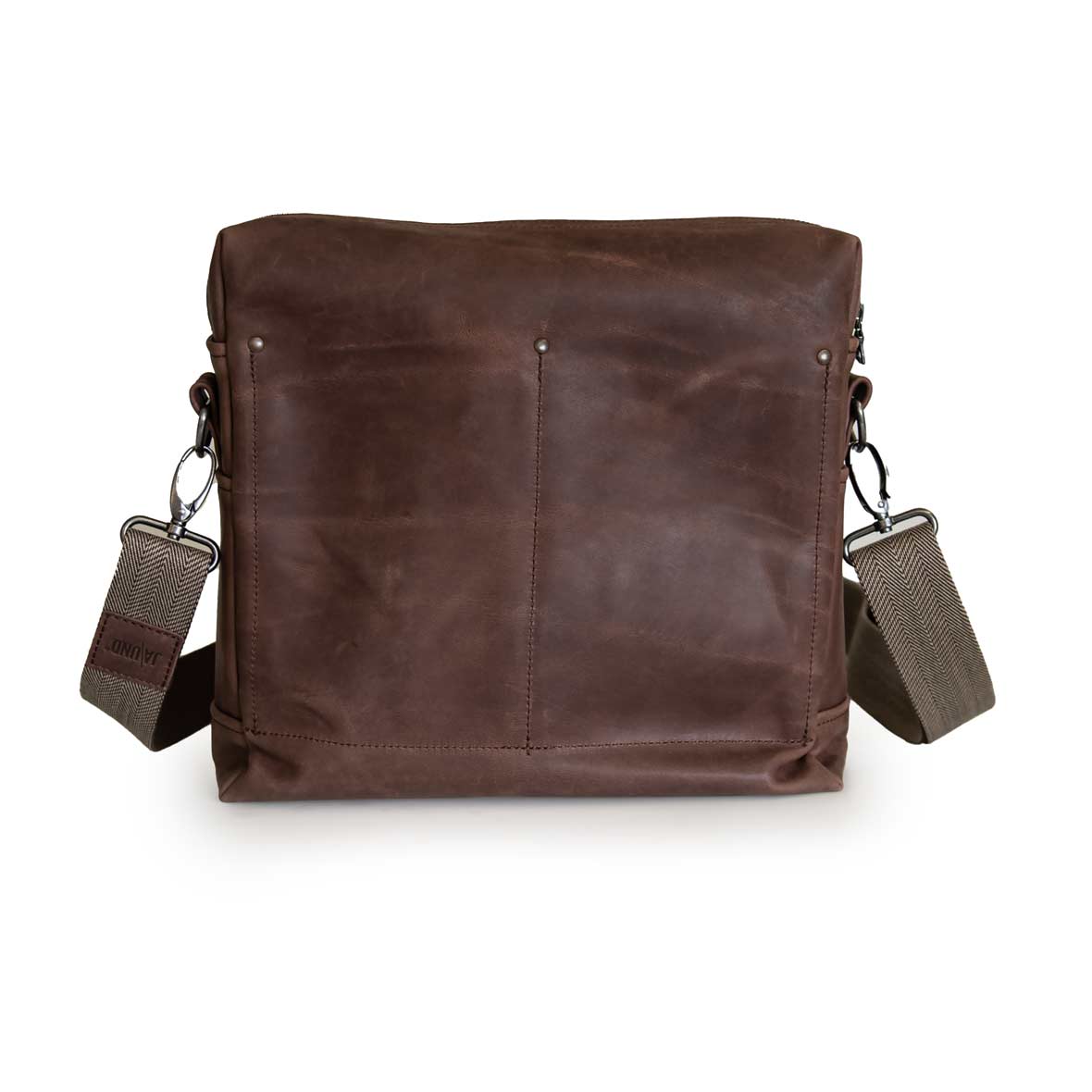 Ledertasche – Braun im Swag-Design ledertasch braun rueckseite jaung