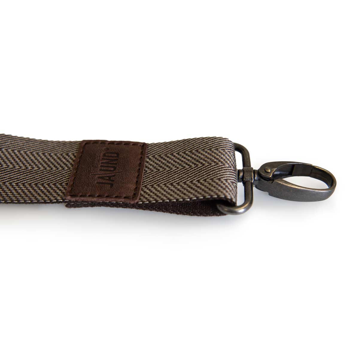Ledertasche – Braun im Swag-Design fischgrat 23 trageriemen jaund