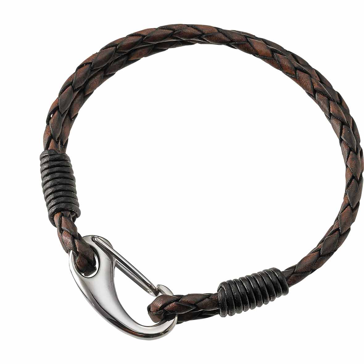 Geflochtenes Lederarmband – Single lederarmband single mood keeeart