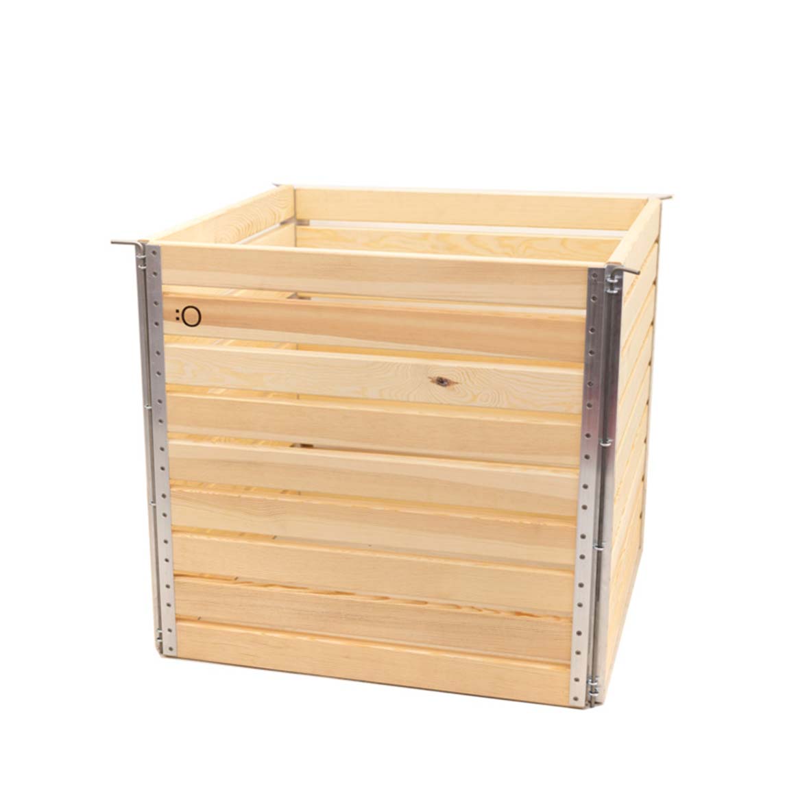 Gartenkompost aus Holz Gross – Einkammer-Systen kompost gross oekojob