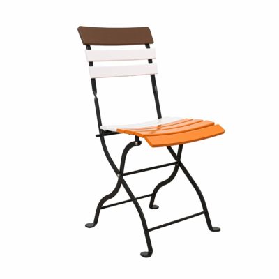 Zeitlose Klappstuhl-Klassiker – farbenfroh & stilvoll