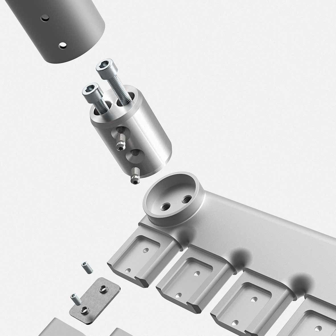 Easy Aluminium Bank – Leicht, Stabil & Wetterfest tisch aluminium detail embru