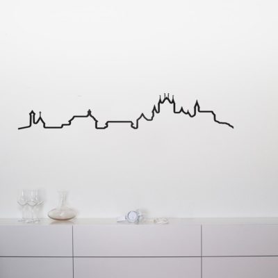 Skyline-Wandleuchte Baden Schwarz