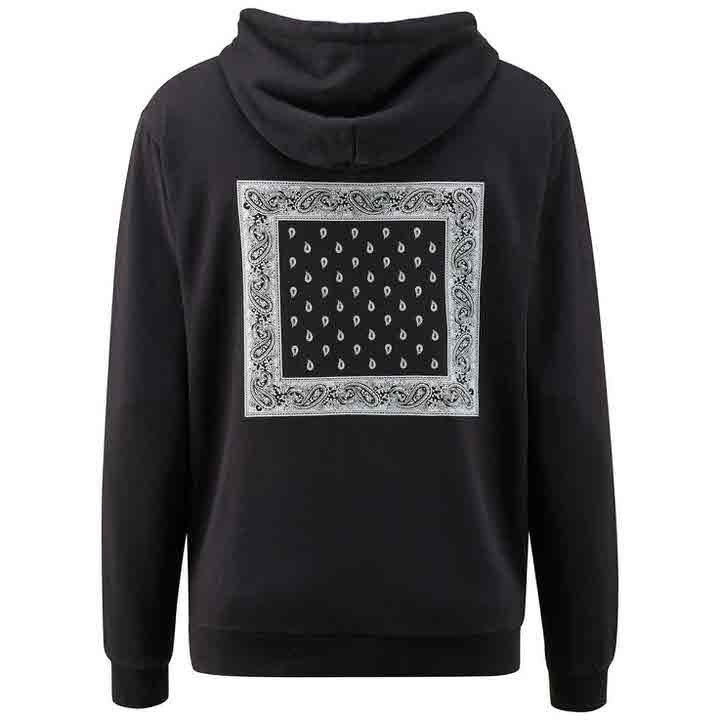 Hoodie mit Rueckenmuster – Paisley-Design hoodei kapuze paisley isa bodywear