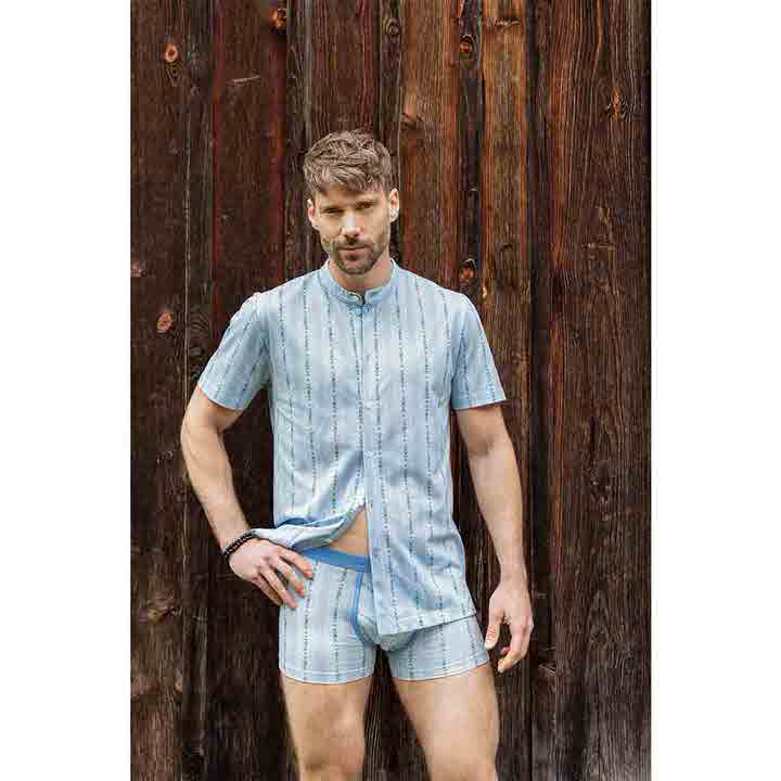 Kurzarmhemd – Edelweiss-Motiv edelweiss panty hemd isa bodywear