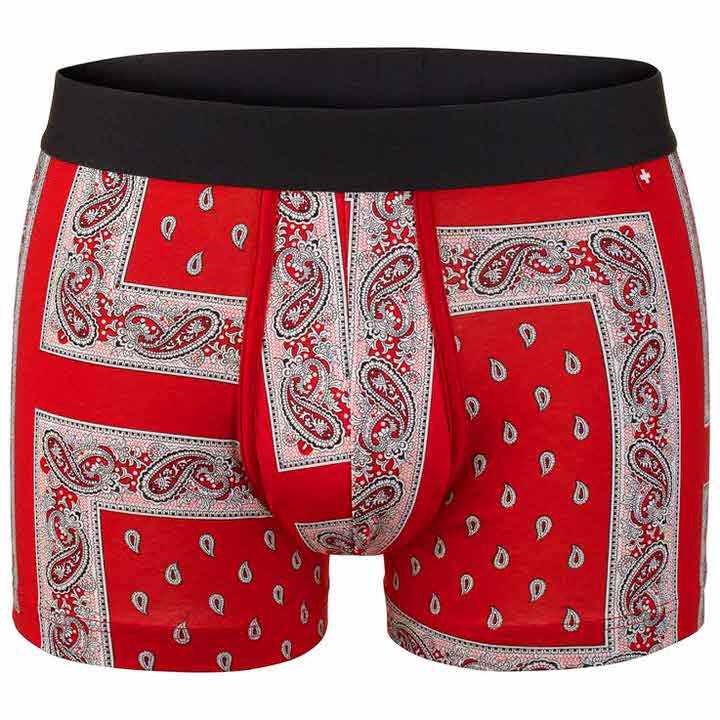 Herren Panty mit Paisley-Motiv panty andy paisley rot isa bodywear