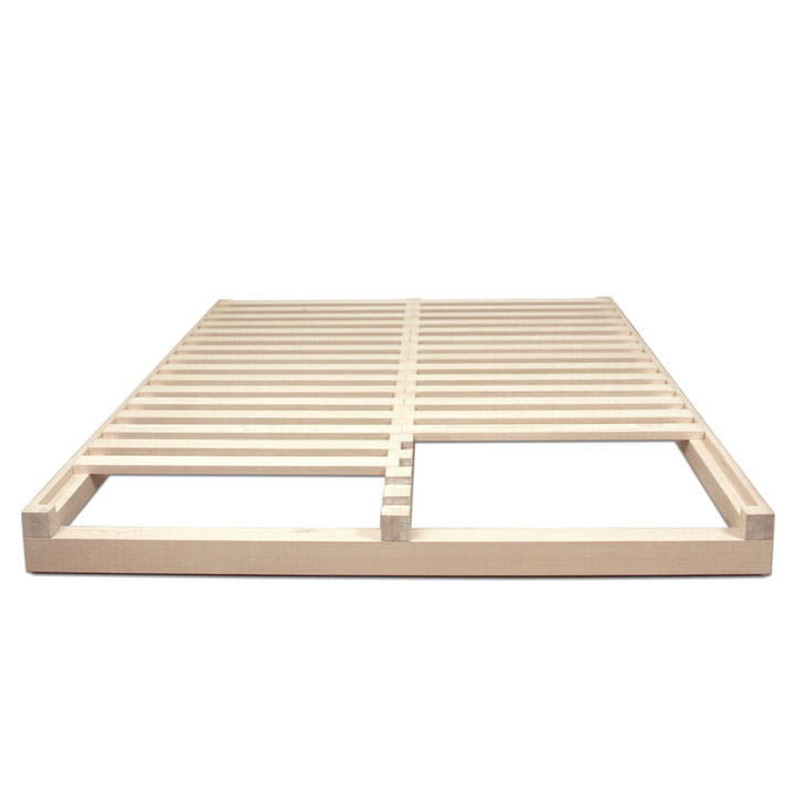 Kasetsu Holzbett – Fichtenholz, metallfrei & zerlegbar bett kasetsu holz deck4