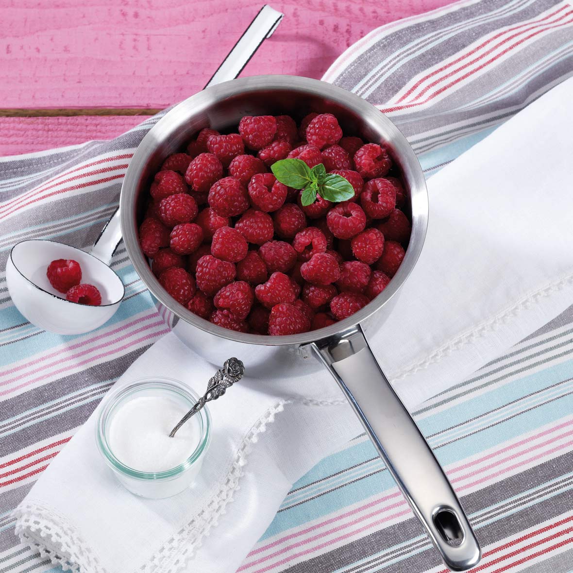 Edelstahl-Saucenpfännchen 12 cm – Profiqualität saucenpfanne himmbeer noser inox